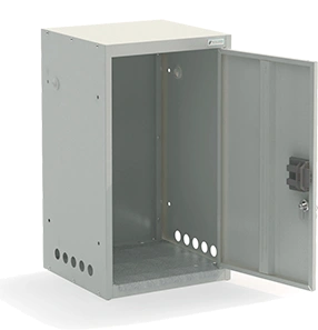 Шкаф для газовых баллонов ШГР 27-1-4(27л) 700x400x385 мм Светло-серый