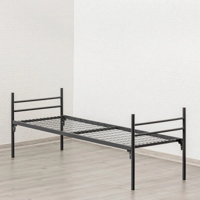 Кровать металлическая СТРОИТЕЛЬ «КМС-1» одноярусная 