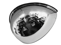 Зеркало для помещений купольное четверть сферы 800мм.