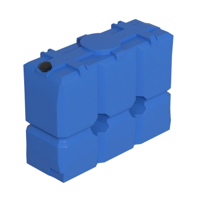 Ёмкость ЕК 2000л крышка 152мм голубая