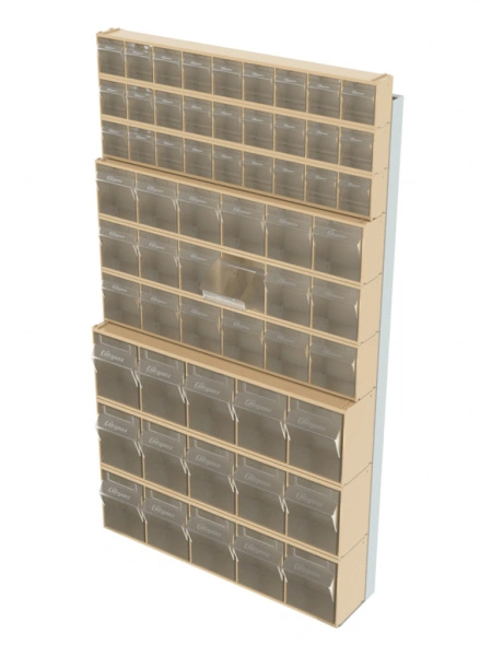 Стойка бежевая настенная Стелла-техник 402-03-03-03-B