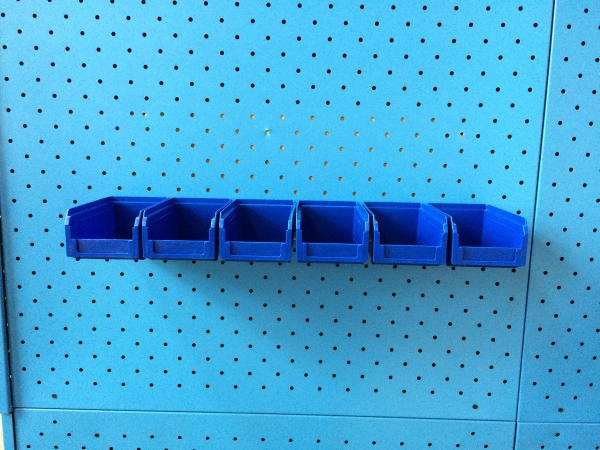 Органайзер настенный Стелла-техник V-1-650-синий , 6 ящиков V-1