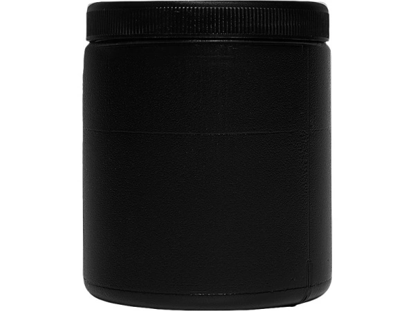 Банка п/э 0,9л. круглая, с крышкой, код: 32152